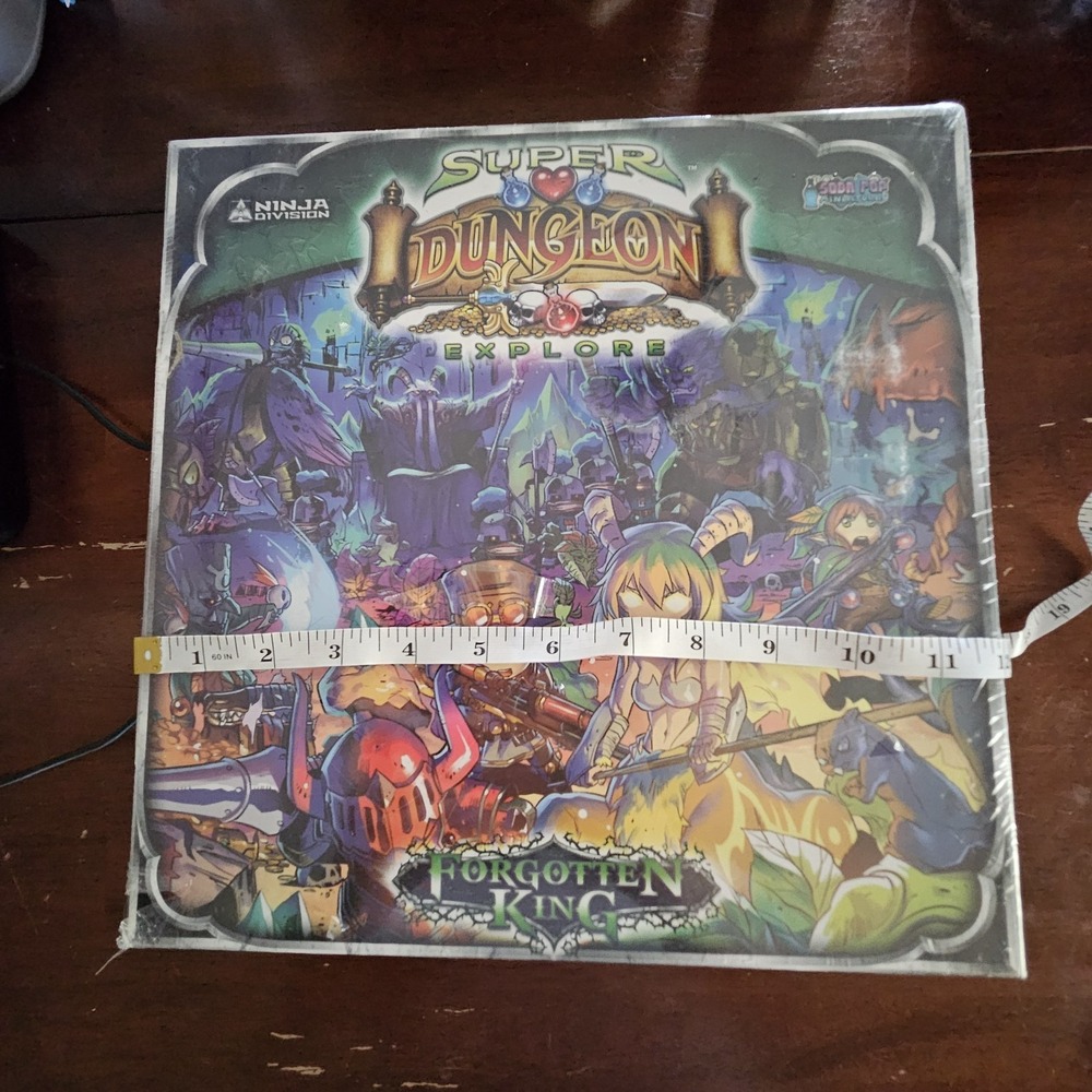 Super Dungeon Explore Forgotten King Board Game 2014 Soda Pop Miniatures Sealed - Picture 13 of 14